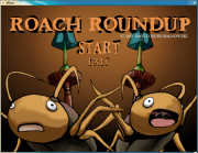 Roach Roundup Title Screen